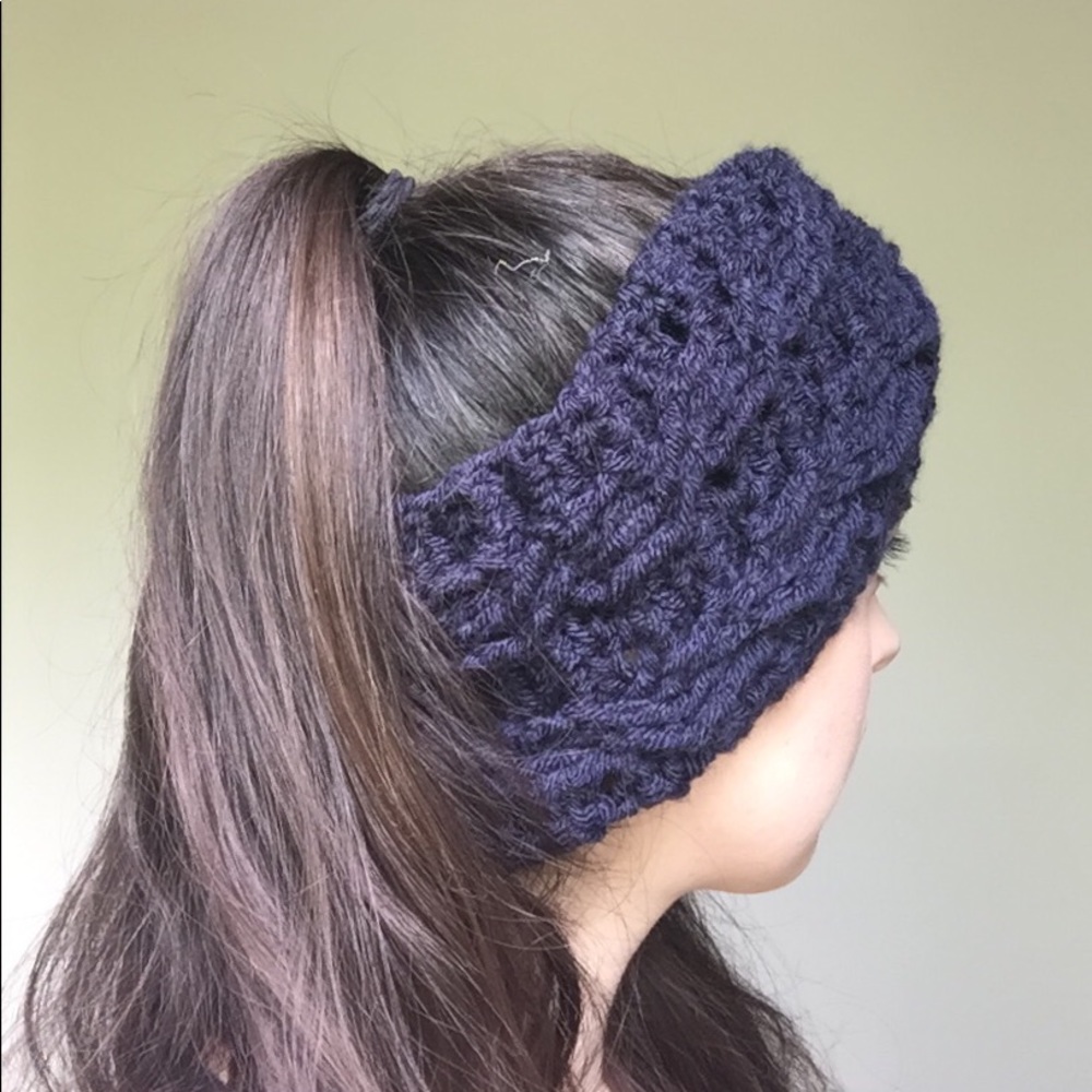 Hand made knit headband